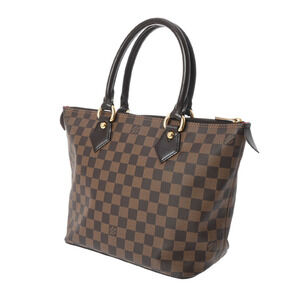 Louis Vuitton Brown Saleya Damier Handbag Canvas